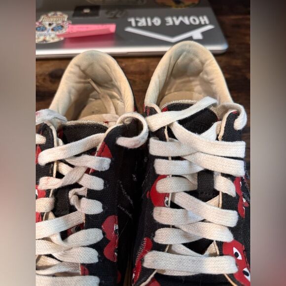 Converse‎ x Play Comme Des Garcons CDG Pro Low Hearts size 6.5 w/5m - Picture 11 of 11